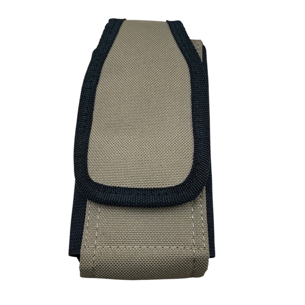 CLC Custom LeatherCraft Khaki Black Ballistic Polyester Cell Phone Holster Pouch